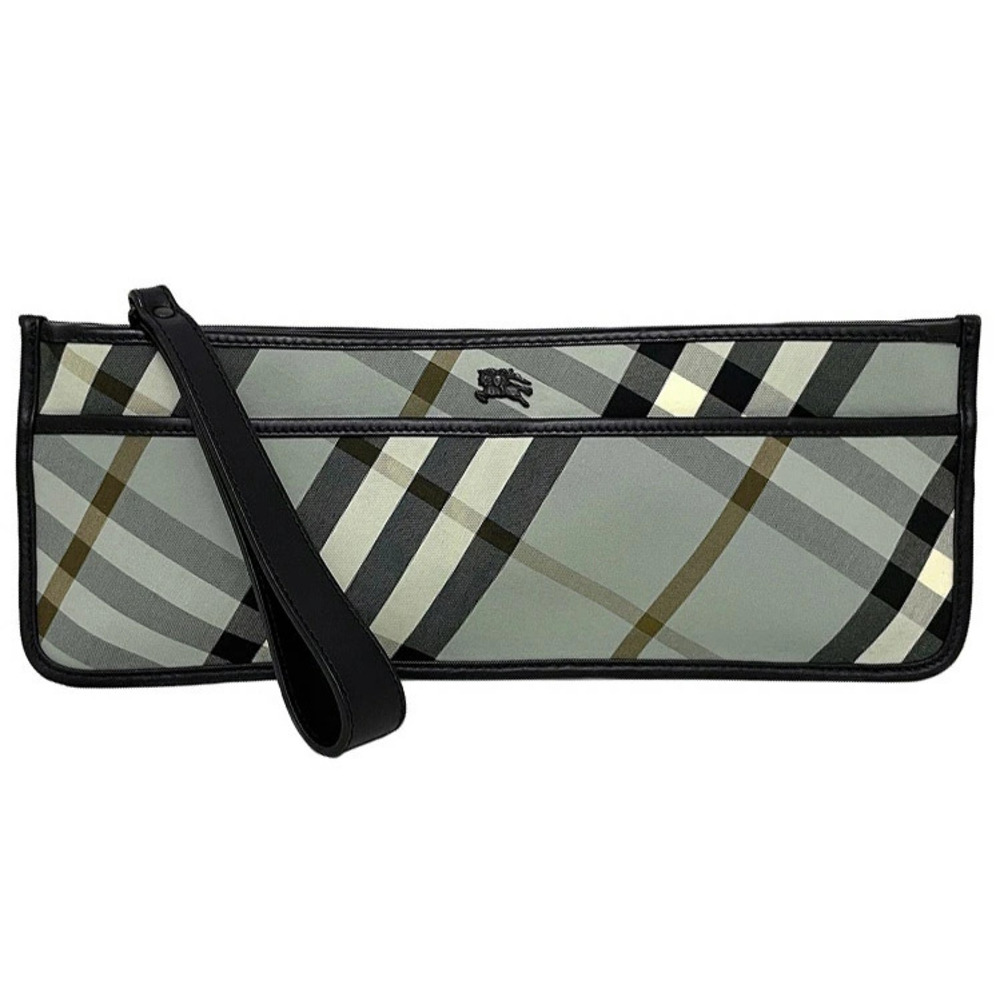 Burberry Clutch Blue Black Nova Check Omotesando Limited Edition pieces Clutch